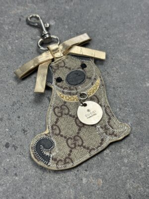 Gucci Dog Key Charm