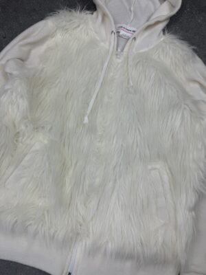 CDG Fur Zipper